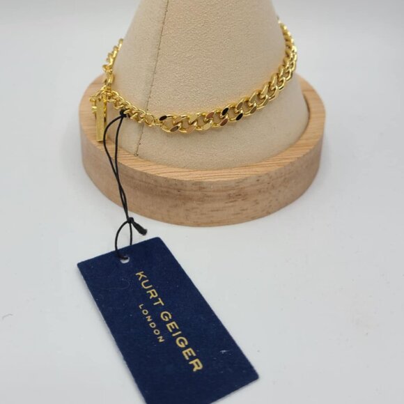 Kurt Geiger Gold Curb Chain Eagle Bracelet NWT!  NEW! - Picture 4 of 8